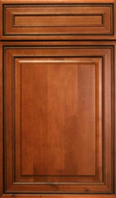 Mocha Maple Glazed Cabinet